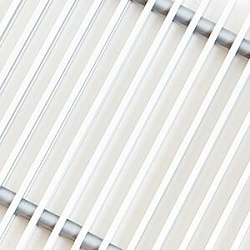 Решетка рулонная алюминиевая РРА 270-4600 Серебро